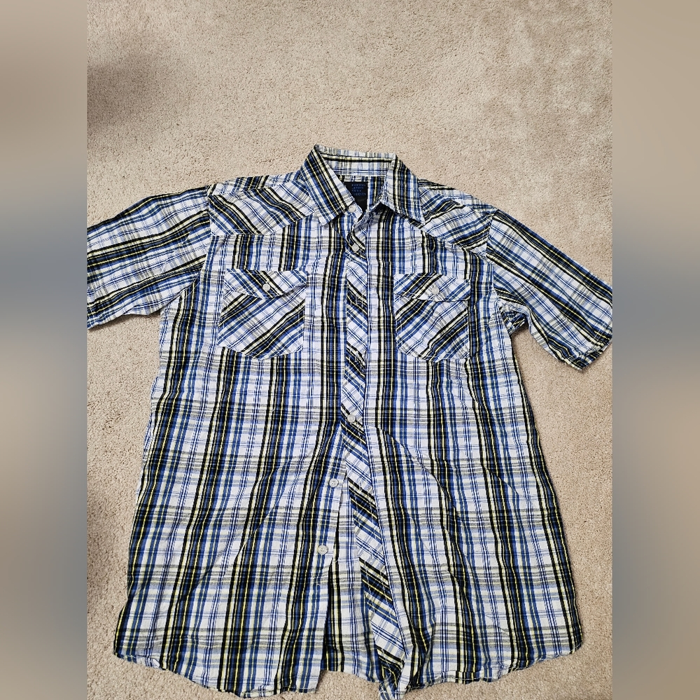 Plaid Button Shirt